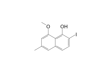 2-Iodo-8-methoxy-6-methyl-1-naphthol