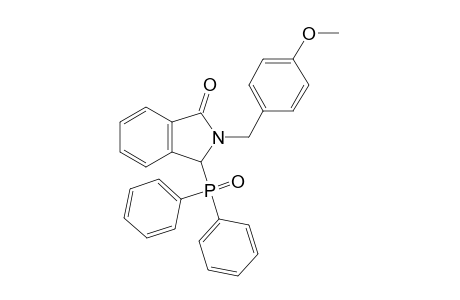 2,3-Dihydro-3-diphenylphosphinyl-2-(4-methoxyphenyl)methyl-1H-isoindol-1-one