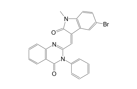 4(3H)-quinazolinone, 2-[(Z)-(5-bromo-1,2-dihydro-1-methyl-2-oxo-3H-indol-3-ylidene)methyl]-3-phenyl-
