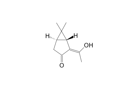 (1R,5R)-6,6-Dimethyl-2-(1-hydroxyethylidene)bicyclo[3.1.0]hexan-3-one