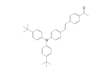 1-[4-[2-[4-(4-tert-butyl-N-(4-tert-butylphenyl)anilino)phenyl]vinyl]phenyl]ethanone