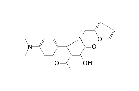 Pyrrol-2(5H)-one, 4-acetyl-1-(2-furfuryl)-3-hydroxy-5-(4-dimethylaminophenyl)-