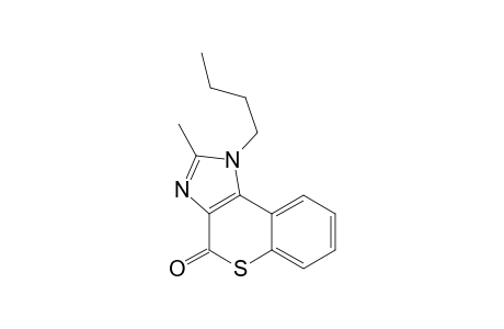 1-n-butyl-2-methyl-1H[1]benzothiopyrano[3,4-d]imidazol-4-one