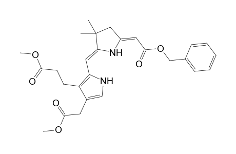 (1Z,4Z)-2-Benzyloxycarbonylmethylene-5-{[3-(2-methoxycarbonylethyl)-4-(methoxycarbonylmethyl)pyrrol-2-yl]methylene}-4,4-dimethyl-1,2,3,4-tetrahydropyrrole