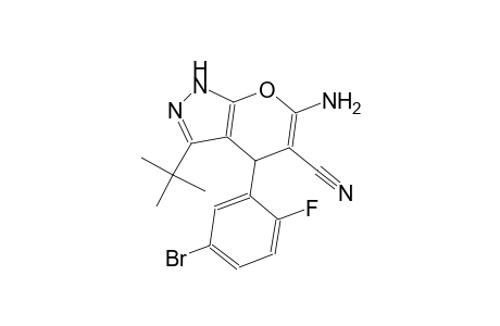 pyrano[2,3-c]pyrazole-5-carbonitrile, 6-amino-4-(5-bromo-2-fluorophenyl)-3-(1,1-dimethylethyl)-1,4-dihydro-