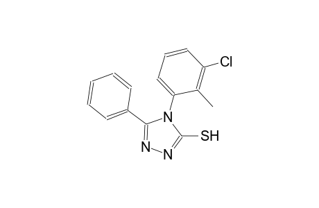 4-(3-chloro-2-methylphenyl)-5-phenyl-4H-1,2,4-triazole-3-thiol
