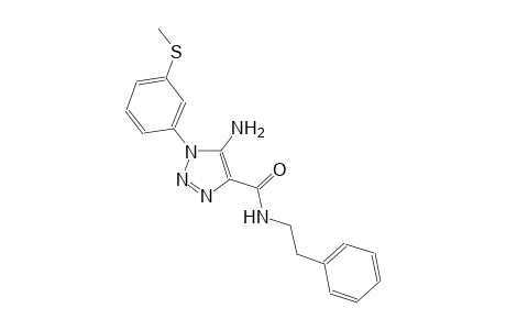 1H-1,2,3-triazole-4-carboxamide, 5-amino-1-[3-(methylthio)phenyl]-N-(2-phenylethyl)-