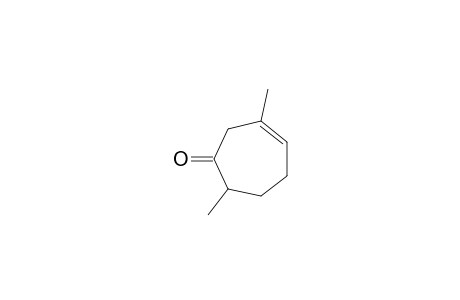 3-cyclohepten-1-one, 3,7-dimethyl-