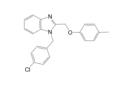 1-[(4-chlorophenyl)methyl]-2-(4-methylphenoxymethyl)-1H-1,3-benzodiazole
