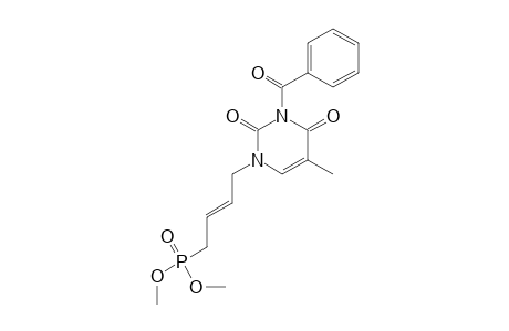 N-(3)-BENZOYL-N-(1)-[(E)-4-DIMETHOXYPHOSPHONYLBUT-2-ENYL]-THYMINE