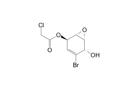 (1S,2R,5S,6R)-4-bromo-5-hydroxy-7-oxabicyclo[4.1.0]hept-3-en-2-yl 2-chloroacetate