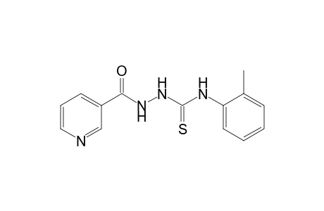 4-(2-Methylphenyl)-1-(3-pyridoyl) thiosemicarbazide