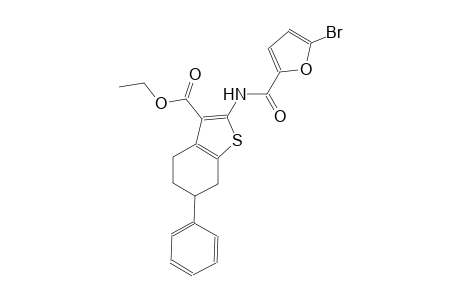 ethyl 2-[(5-bromo-2-furoyl)amino]-6-phenyl-4,5,6,7-tetrahydro-1-benzothiophene-3-carboxylate