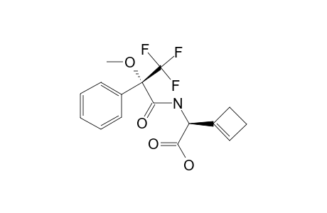 (S)-2-AMINO-1-CYCLOBUTENE-1-ACETIC-ACID-N-(R)-(2-METHOXY-2-TRIFLUOROMETHYLPHENYLACETYL);(R)-MPTA-L-1-CBG-OH