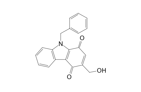 9-Benzyl-3-(hydroxymethyl)-9H-carbazole-1,4-dione