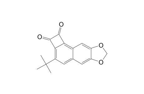 3-tert-Butylcyclobuta[5,6]naphtho[2,3-d][1,3]dioxole-1,2-dione