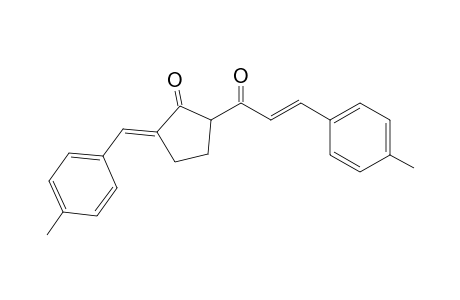 2-((E)-3-p-Tolylacryloyl)-5-[1-p-tolylmeth-(E)-ylidene]cyclopentanone