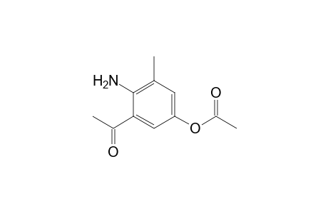 Ethanone, 1-[5-(acetyloxy)-2-amino-3-methylphenyl]-