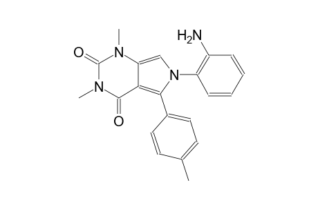 6-(2-aminophenyl)-1,3-dimethyl-5-(4-methylphenyl)-1H-pyrrolo[3,4-d]pyrimidine-2,4(3H,6H)-dione