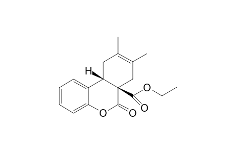 Rel-(6aS,10aS)-ethyl 8,9-dimethyl-6-oxo-6a,7,10,10a-tetrahydro-6H-benzo[c]chromene-6a-carboxylate