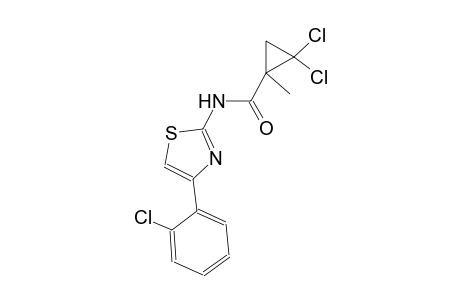 2,2-dichloro-N-[4-(2-chlorophenyl)-1,3-thiazol-2-yl]-1-methylcyclopropanecarboxamide