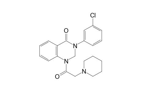 3-(m-chlorophenyl)-2,3-dihydro-1-(piperidinoacetyl)-4(1H)-quinazolinone