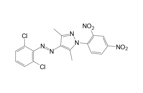 4-(2,6-dichlorophenyl)azo]-3,5-dimethyl-1(2,4-dinitrophenyl)pyrazole