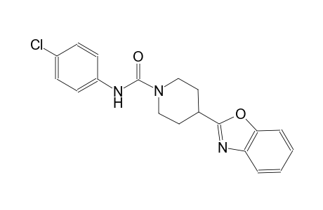 1-piperidinecarboxamide, 4-(2-benzoxazolyl)-N-(4-chlorophenyl)-