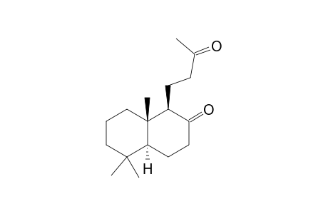 (1R,4aS,8aS)-5,5,8a-trimethyl-1-(3-oxobutyl)decalin-2-one