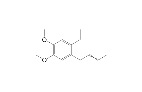 2-(2-Butenyl)-4,5-dimethoxy-1-vinylbenzene