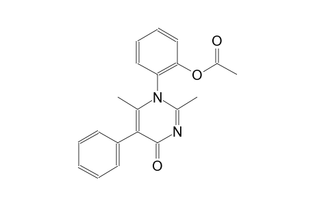 2-(2,6-dimethyl-4-oxo-5-phenyl-1(4H)-pyrimidinyl)phenyl acetate