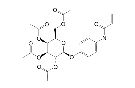 4-PROP-2-EN-AMIDO-PHENYL-2,3,4,6-TETRA-O-ACETYL-BETA-D-GALACTOPYRANOSIDE