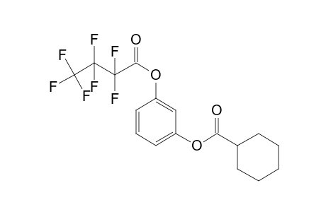 1,3-Benzenediol, o-cyclohexanecarbonyl-o'-heptafluorobutyryl-