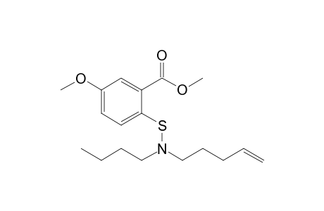 N-Butyl-N-4-pentenyl-2-carbomethoxy-4-methoxybenzenesulfenamide