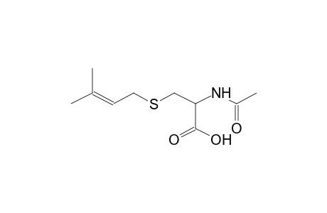 2-Acetylamino-3-(3-methyl-but-2-enylsulfanyl)-propionic acid