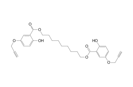 Benzoic acid, 2-hydroxy-5-(2-propynyloxy)-, 1,9-nonanediyl ester