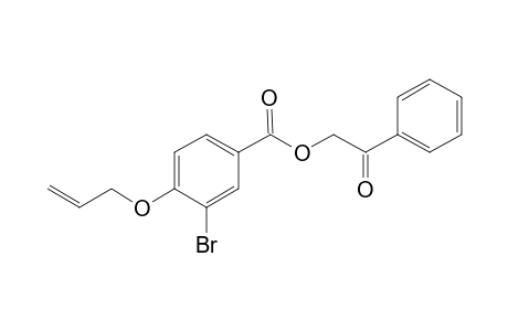 2-Oxo-2-phenylethyl 4-(allyloxy)-3-bromobenzoate