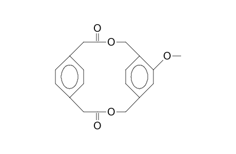 15-Methoxy-3,12-dioxatricyclo(12.2.2.2/6,9/)eicosa-6,8,14,16,17,19-hexaene-4,11-dione