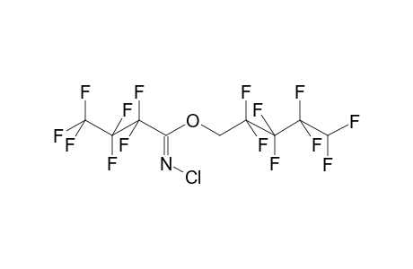 1,1,5-TRIHYDROPERFLUOROAMYL-N-CHLOROPERFLUOROBUTANIMIDATE