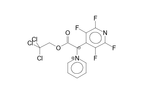 PYRIDINIUM 2,3,5,6-TETRAFLUORO-4-PYRIDYL(2,2,2-TRICHLOROETHOXYCARBONYL)METHYLIDE