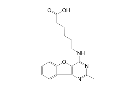 6-[(2-methyl[1]benzofuro[3,2-d]pyrimidin-4-yl)amino]hexanoic acid