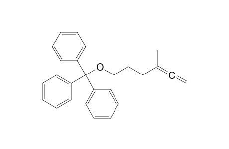 [(4-Methylhexa-4,5-dienyloxy)methanetriyl]tribenzene