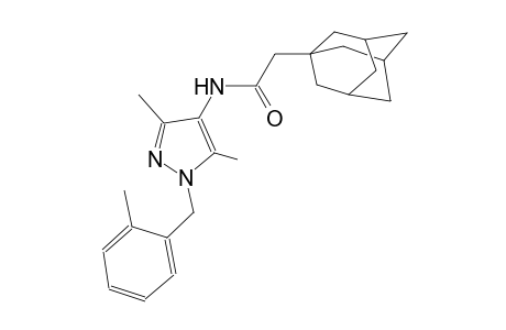 2-(1-adamantyl)-N-[3,5-dimethyl-1-(2-methylbenzyl)-1H-pyrazol-4-yl]acetamide