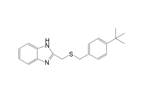 1H-benzimidazole, 2-[[[[4-(1,1-dimethylethyl)phenyl]methyl]thio]methyl]-