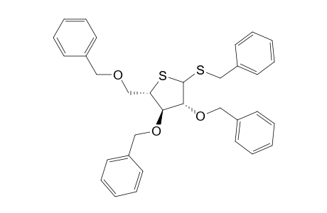 (2S,3R,4R)-3,4-bis(phenylmethoxy)-2-(phenylmethoxymethyl)-5-(phenylmethylsulfanyl)thiolane