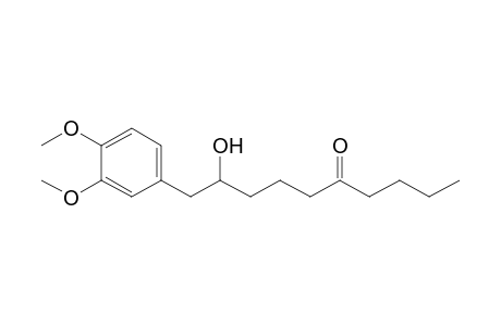 10-(3',4'-Dimethoxyphenyl)-9-hydroxydecan-5-one