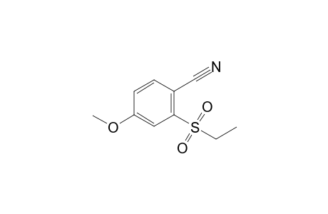Benzonitrile, 2-(ethylsulfonyl)-4-methoxy-