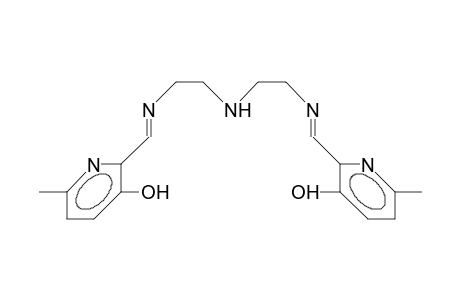 N,N'-Bis(3-hydroxy-6-methyl-2-pyridyl-methylidene)-diethylenetriamine