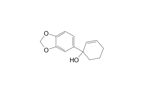 1-(1,3-benzodioxol-5-yl)-1-cyclohex-2-enol