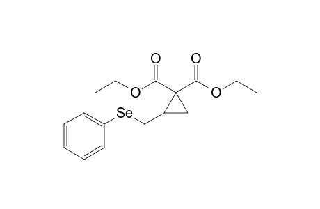 Diethyl 1-[(phenylselenyl)methyl]cyclopropane-2,2-dicarboxylate